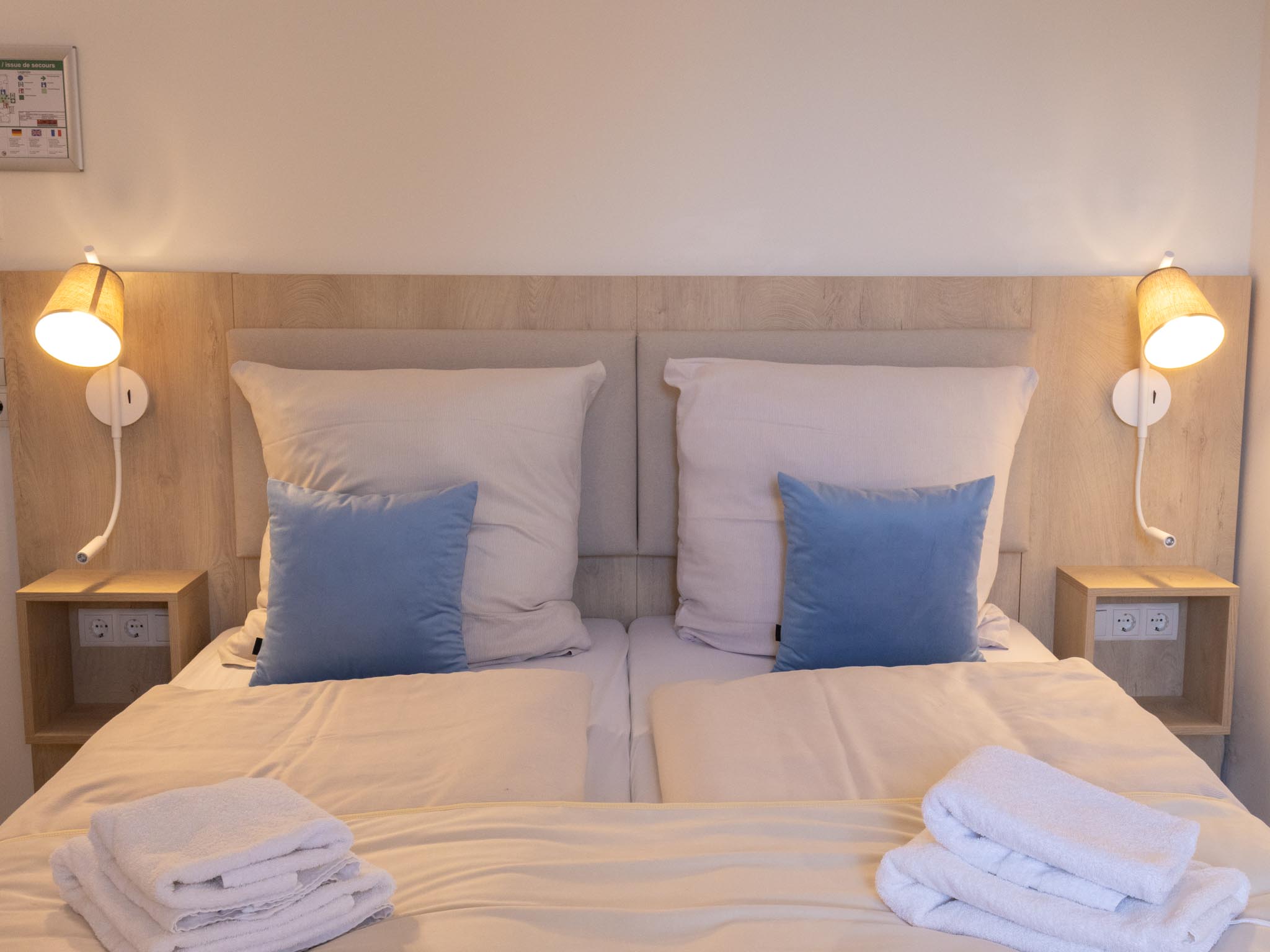 Doppelzimmer Kajüte – Detailaufnahme im FairSchlafen Boutique Hotel