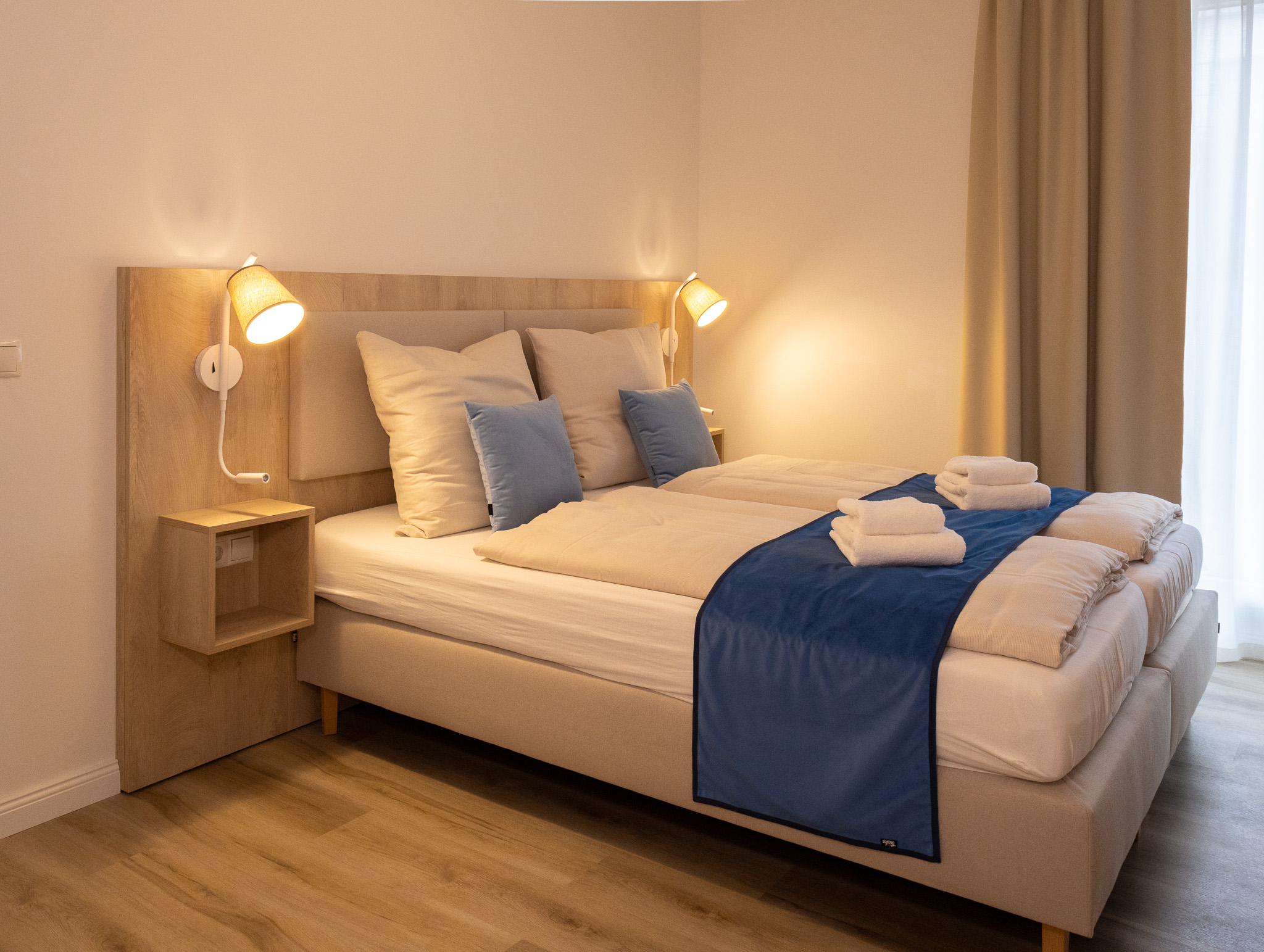 Kajüte – komfortables Doppelbett